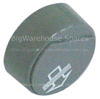 Push button ø 23mm grey regeneration