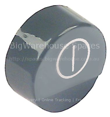 Push button ø 23mm grey main switch