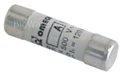 Fine fuse size ø10x38mm 8A rated 500V type gI fast-acting Qty 1