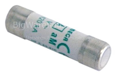 Fine fuse size ø10x38mm 4A slow-acting rated 500V type aM Qty 1