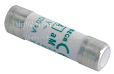 Fine fuse size ø10x38mm 16A slow-acting rated 500V type aM Qty 1