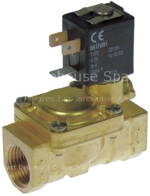 Solenoid valve 2-ways 24VAC inlet 1/2" outlet 1/2" connection 1/