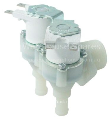 Solenoid valve double angled 230VAC inlet 3/4" outlet 10mm DN10