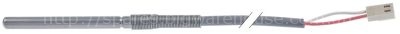 Temperature probe Pt100 cable silicone probe -50 up to +200°C ca