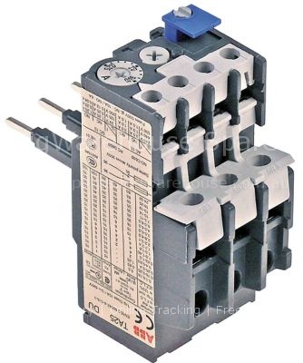 Overload switch setting range 0.4-0.63A type TA25