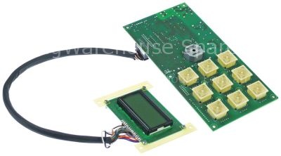 Keypad PCB dishwasher COMENDA L 100mm W 200mm mounting pos. butt