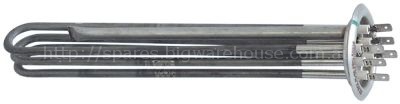 Heating element 5000W heating circuits 3 mounting ø 47,5mm L 252