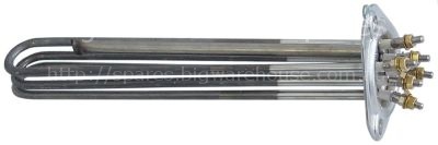 Heating element 5000W 230V mounting ø 47,5mm heating circuits 3