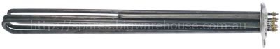 Heating element 12500W 254/440V mounting ø 73mm L 6150mm W 50mm