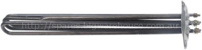 Heating element 5000/6000W 240/415V mounting ø 57,5mm heating ci
