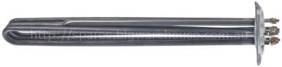 Heating element 6000W 254/440V mounting ø 57,5mm heating circuit