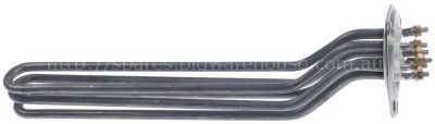 Heating element 5000W 230V mounting ø 57,5mm heating circuits 3