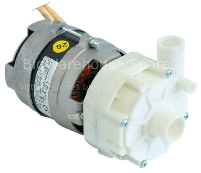 Pump inlet ø 28mm outlet ø 26mm type 4208.1910 230V 50Hz 1 phase