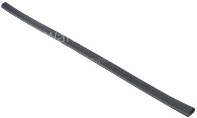 Door seal L 595mm W 18mm mounting pos. upper H 13mm Qty 1 suitab