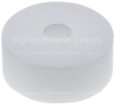 Roller for transport system H 10,5mm ø 24mm ID ø 15mm hole ø 6,2