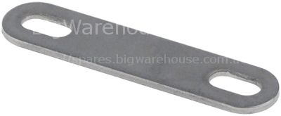 Connector for transport system L 66mm W 15mm hole ø 6x12mm