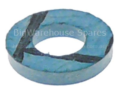 Flat gasket fibre ED ø 12,7mm ID ø 6,3mm thickness 2,3mm Qty 1 p