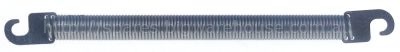 Tension spring ø 12mm total length 185mm wire gauge ø 1,5mm