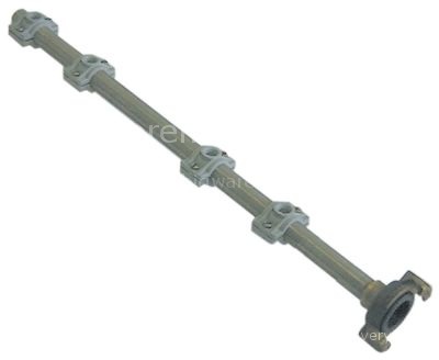Rinse arm L 450mm mounting pos. upper/lower nozzles 4 mounting ø