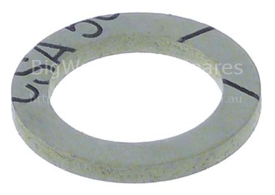 Gasket fibre ED ø 24mm ID ø 17mm thickness 2mm Qty 1 pcs