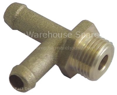 Hose connector for rinse arm