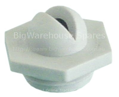 Nozzle for wash arm hexagon suitable for B23-10-11-12
