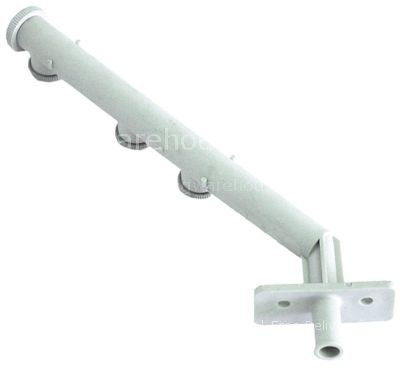 Rinse arm L 205mm mounting pos. upper nozzles 3 mounting ø 12mm