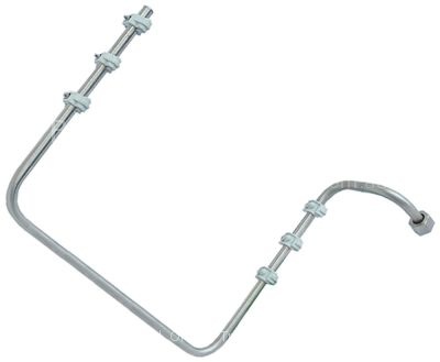 Rinse arm L 270mm mounting pos. lower nozzles 6 complete with no