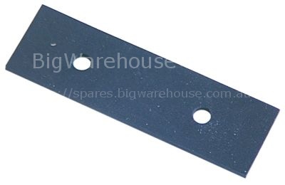 Gasket for opposite support L 100mm hood mechanics rubber H 3mm