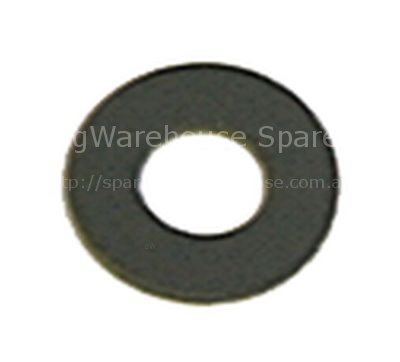 Flat gasket rubber ED ø 18mm ID ø 8,5mm thickness 1mm Qty 1 pcs