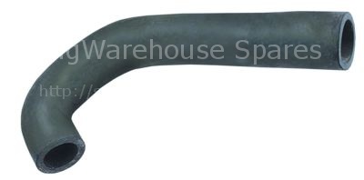 Formed hose D1 ø 44mm D2 ø 42mm L 260mm warewashing black Qty 1