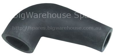 Formed hose end piece A ext. ø 60mm end piece A int. ø 46mm AD2