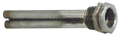 Thermowell thread 1/2" L 100mm SS triple ø 6,5mm