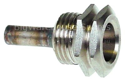Thermowell thread 1/2" L 35mm SS single ø 6,5mm
