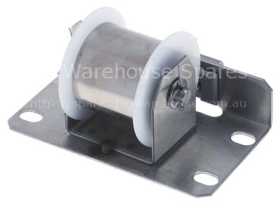 Roller spring 4,5kg complete incl. holder L 125mm W 40mm lug len