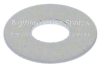 Flat gasket with PTFE ED ø 11mm ID ø 4,5mm thickness 0,8mm Qty 1