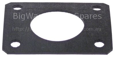 Gasket for wash arm support ID ø 50mm L 100mm W 78mm thickness 3
