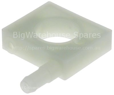 Collector for rinsing L 60mm W 70mm connection ø 13mm suitable f