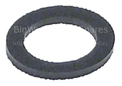 Flat gasket rubber ED ø 14mm ID ø 9mm thickness 1mm Qty 1 pcs