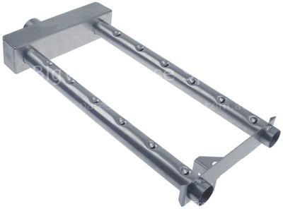 Wash arm L 560mm nozzles 12 mounting pos. upper W 255mm H 65mm