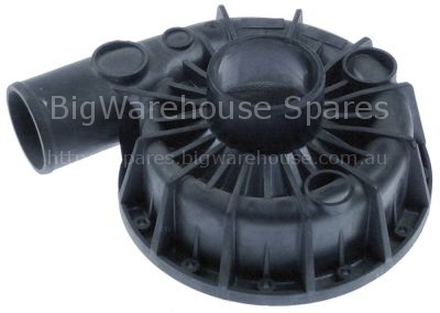 Pump cover FIR inlet ø 63 mm outlet ø 53 mm turn direction 1/4"