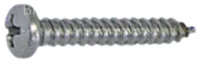 Sheet metal screws ø 2,9mm L 9,5mm SS Qty 20 pcs DIN 7981/ISO 70