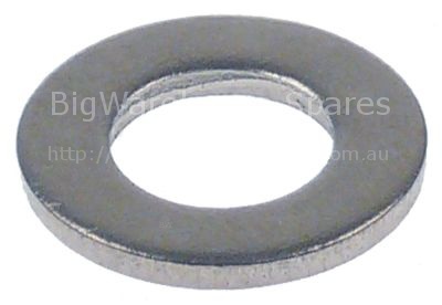 Plain washer ID ø 10,5mm ED ø 20mm thickness 2mm SS Qty 1 pcs DI