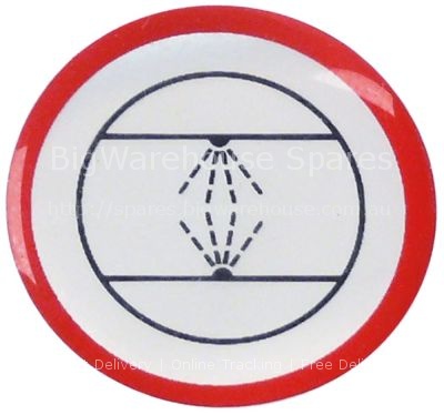 Sticker ø 26mm rinse