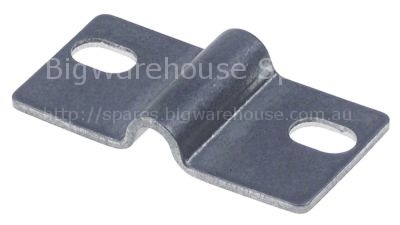 Angle piece for catch hook L 54mm W 27mm H 8,5mm