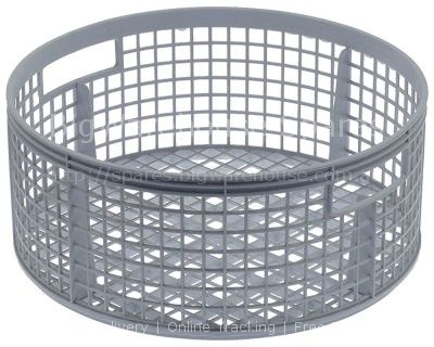 Mix basket ED ø 380mm H 160mm seat ø 365mm mesh type close-meshe