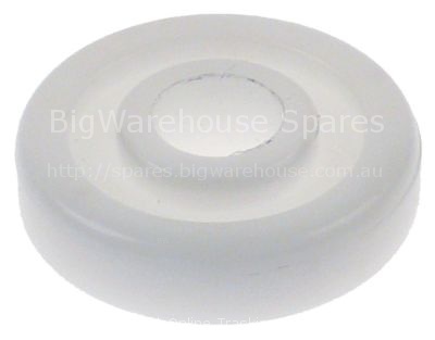 Roller for transport basket H 8mm ED ø 31mm hole ø 9,9mm PTFE