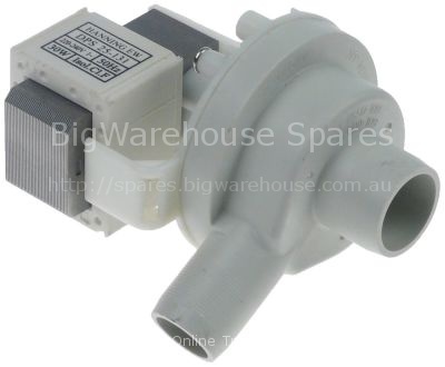 Drain pump inlet ø 30mm outlet ø 24mm 230V 30W 50Hz HANNING type