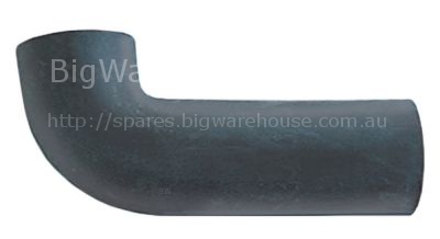 Formed hose warewashing L-shape