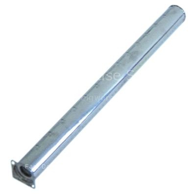 Bar burner 1-row ø 40mm L 500mm flange width 43mm flange length